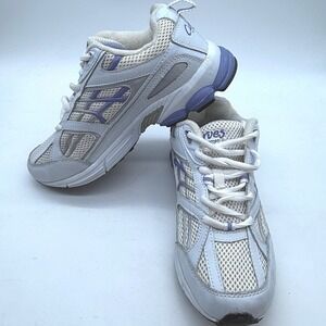 Curves for Women Athletic Shoes Light Blue Purple Mesh Lace Up Sneakers Size 7.5